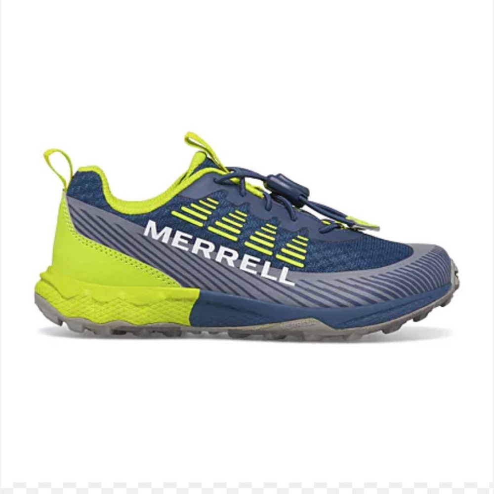 Merrell Kids' Navy and Lime Sneakers